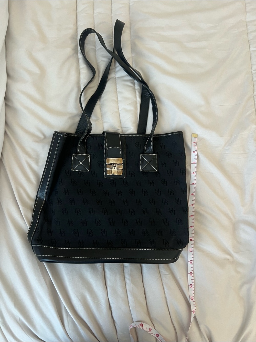 Dooney & Bourke L909 BL Signature Medium Shopper 20470990